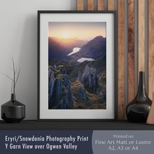 Ogwen Valley from Y Garn –