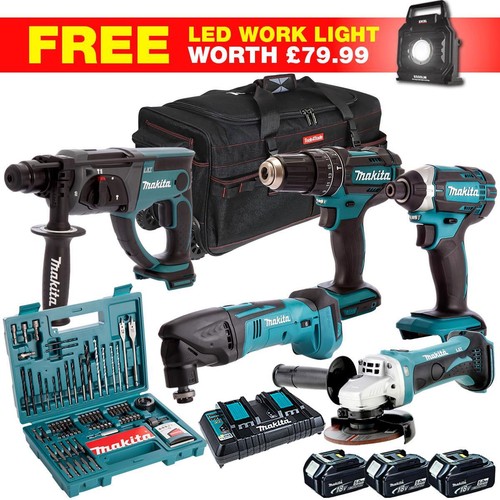 Makita 18v lxt piece combo - 18v,