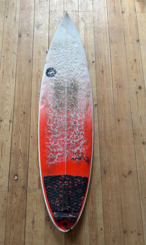 Skindogg surfboard red white - surfboard, red/white
