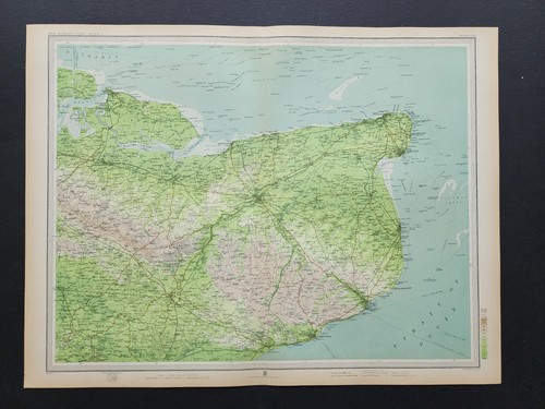 Antique 1903 bartholomew - 1903, map