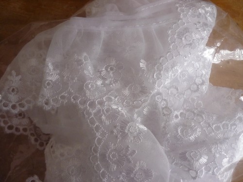 Stunning white broderie - white,
