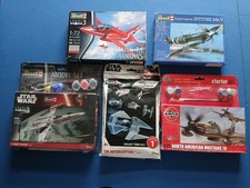 Job Lot Of  Aeroplane And Star Wars. Model Kits 4x Revell 1x Air Fix.