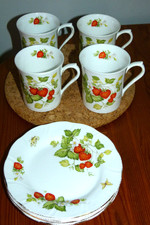 Set of 4 Virginia Strawberry