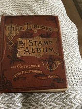 The lincoln stamp album with - lincoln,