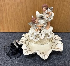 Plustron Cherub Fairy Water Feature Fountain - 30 x 30 x 25 cm - Tested Working