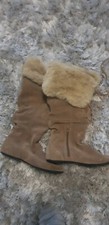 Next Brown Suede Boots Size 4