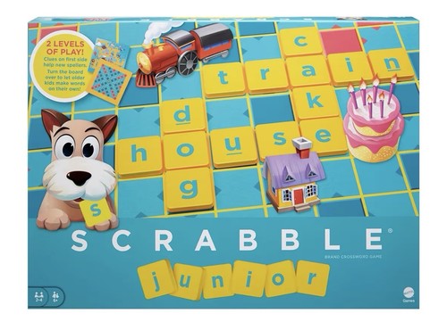 Mattel scrabble junior board - mattel,