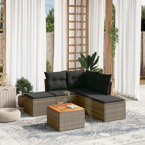 Garden sofa set gray - sofa,