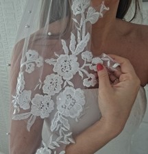 New White Lace Applique