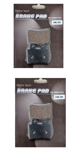 Front rear brake pads - pads, for