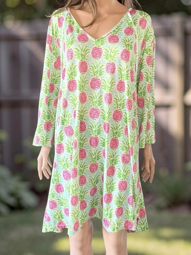 Viv lou pineapple print - &,