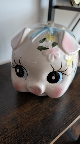 Vintage jumbo piggy bank - piggy,