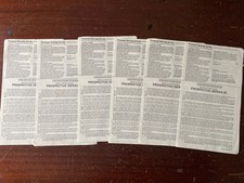 Set Of 6 Premium Bonds Forms