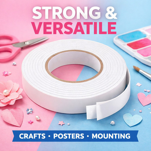 Double sided foam - sided, tape