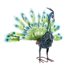 Metal Peacock Statue Garden Decor For Outdoor Decoration