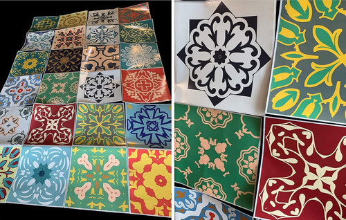 Tile stickers kitchen - 48,