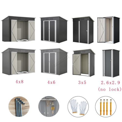 Birchtree garden shed - birchtree, metal