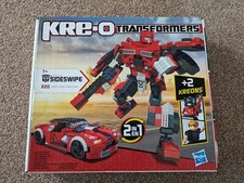Kre-o Transformers Autobot Sideswipe Plus 2 Kreons, Mint & Boxed Sealed New