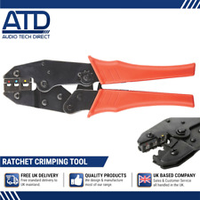 Ratchet Crimping Tool Crimpers Insulated Terminal Heavy Duty Electrical 220mm 9"
