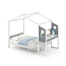 Double Modern Playhouse Bed w/