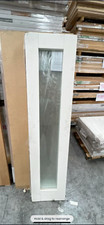 78x18” 35mm white p10 clear glass interior doors solid core