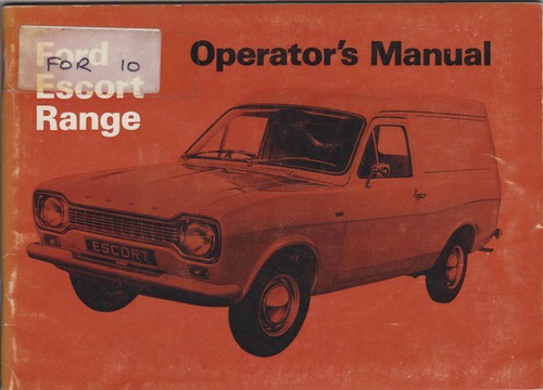 Ford escort van 6cwt - escort, 1