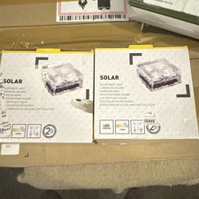 2 Solar Ice Rock Cube Lights