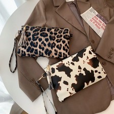 Cow print Envelope Wristlet
