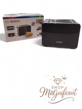 Bosch TAT7203GB Stainless Steel Compact 2 Slice Toaster - Black/Silver