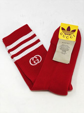Gucci Adidas Socks Red Logo