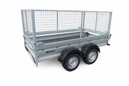 Car cage trailer 8x4 twin - car,
