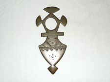 Vintage Bronze African Tuareg  Agadez Cross Ornament