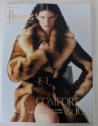 Harrods magazine november - harrods, /