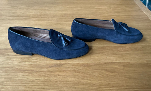 Hudson blue suede - hudson,