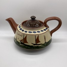 Vintage Torquay Devon Motto Ware Minehead Somerset Coast Ceramic Tea Pot