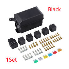 6x Relay Base Mounted Standard 5 Way Blade Fuse Holder Fuseholder For Auto Car