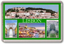 FRIDGE MAGNET - LISBON - Large