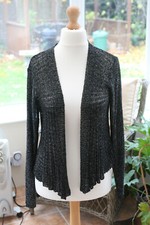 Elizabeth Scott Long Sleeved Evening Jacket Size L/XL Lurex Thread New w/ tags