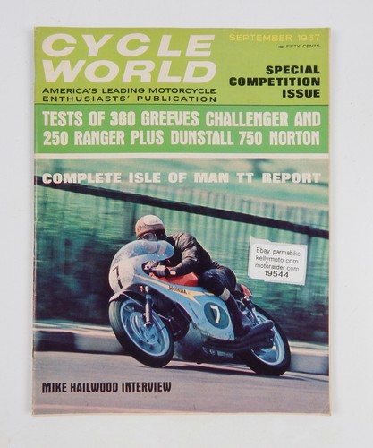 Cycle word magazine 1967 road - cycle,