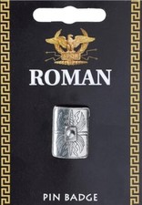 Roman Shield Pin Badge Brooch