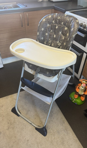 Folding baby high chair with - high,