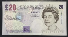 Old Twenty £20 Pound Note