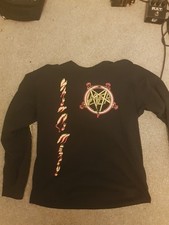 Slayer Show No Mercy Longsleeve Shirt, 40th Aniversary Etd. SIZE L 
