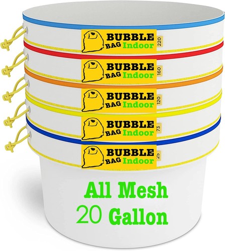 Gallon all mesh bubble bags - bubble,