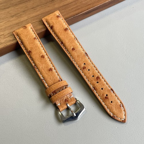 Ostrich leather strap - ostrich,