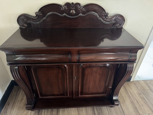 Solid wood mahogany sideboard - solid,
