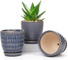 Oiarse 3PCS Plant Pots Indoor