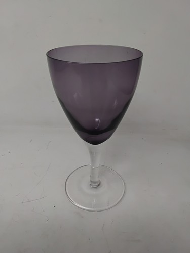 Amethyst colored wine glass - amethyst,