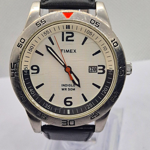 Timex indiglo quartz 50m date - timex,