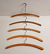 Lot of 5 Vintage Wooden Coat